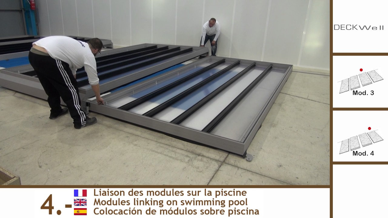 TUTORIAL 4. ¿Cómo se instala una cubierta de piscina DECKWell?