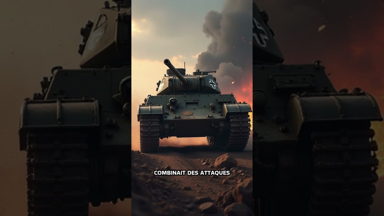 Blitzkrieg ou guerre éclair pendant la Seconde Guerre mondiale 