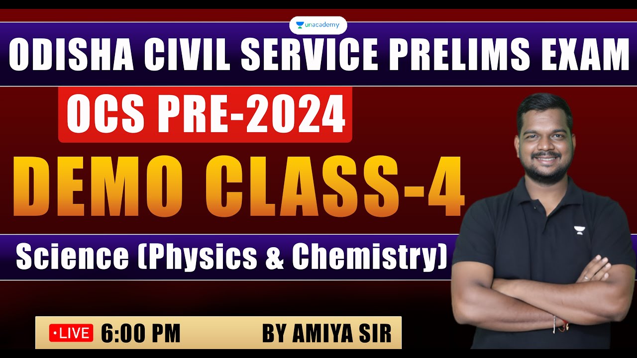 Free Demo Class | OCS Prelims 2024 | Amiya Sir | Unacademy OPSC