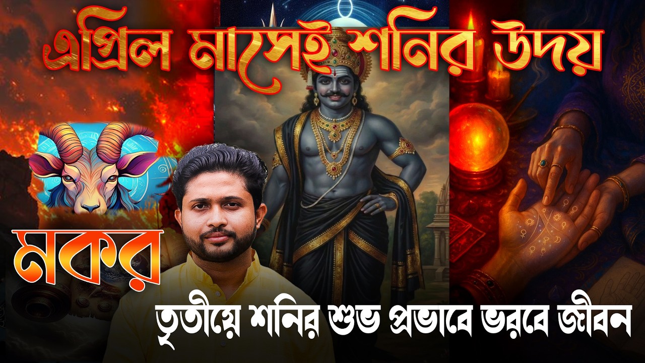 মকর রাশি ♑। Capricorn Sign🐐।এবার  উদিত হচ্ছেন শনিদেব ।