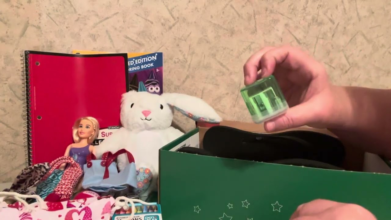 Clearance shoebox for a girl 10-14 years old. 