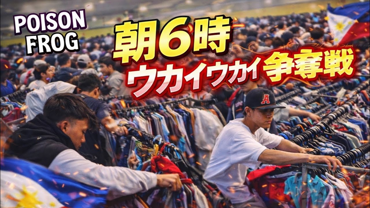 古着屋の海外買い付け！フィリピン仕入れの現実とは…？！