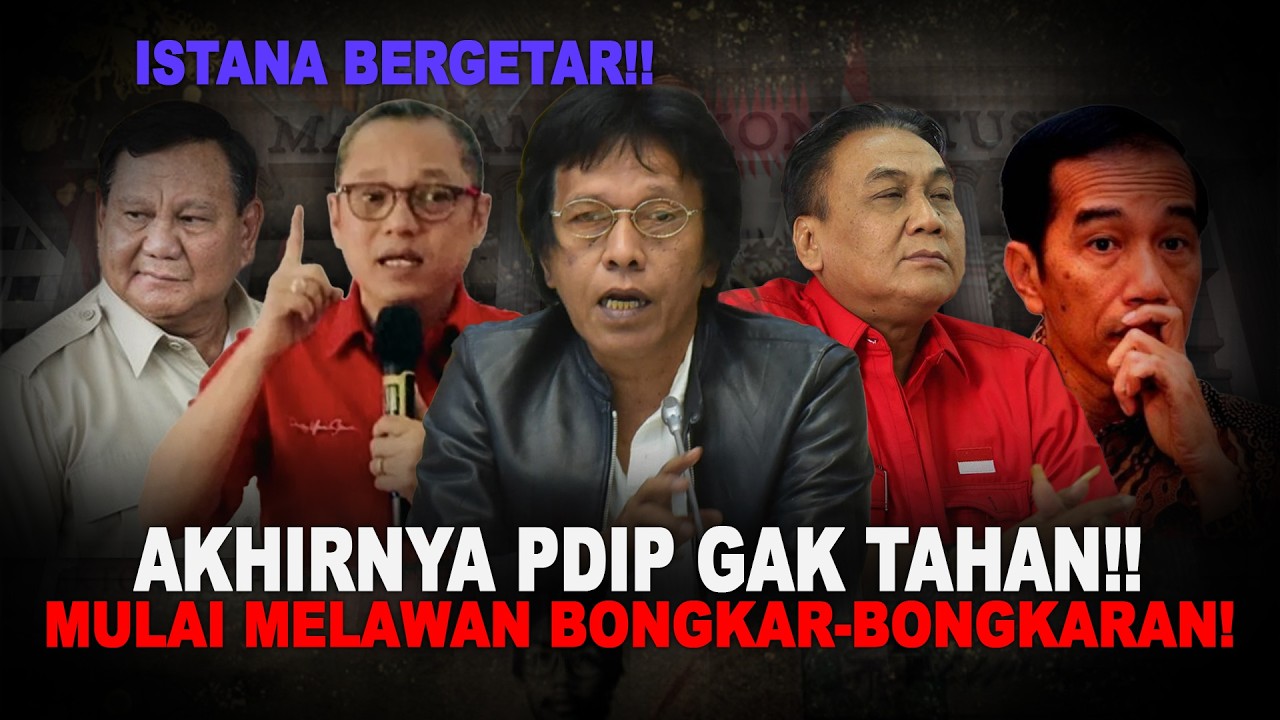 ISTANA BERGETAR!!AKHIRNYA PDIP GAK TAHAN,MULAI BONGKAR- BONGKARAN!!