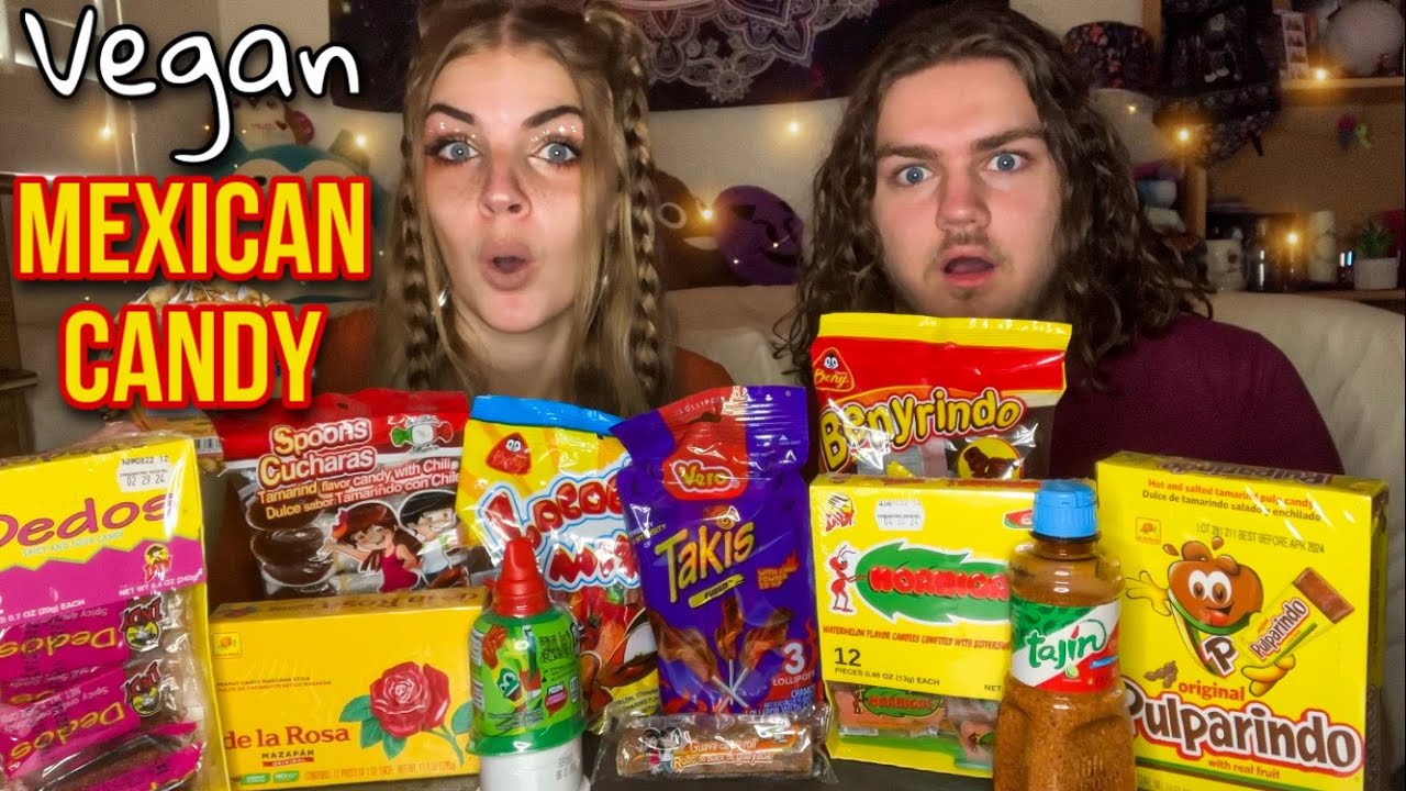 Mexican Candy Taste Test! With my Brother! (Vegan)