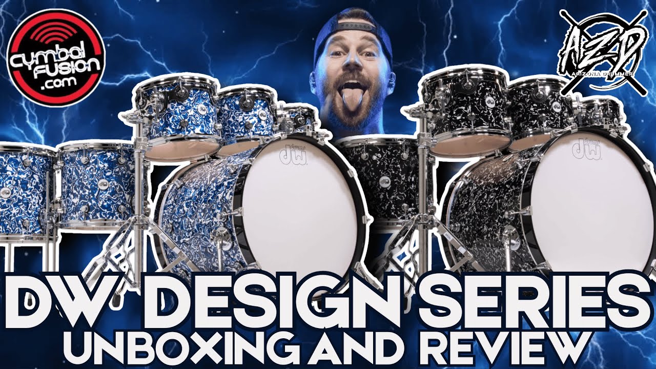 ⚡ РАСПАКОВКА эксклюзивной ударной установки Cymbal Fusion серии DW Design «Black Lightning»! ⚡