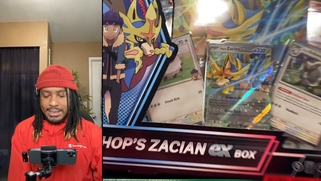 Pokemon Hop’s Zacian ex Box