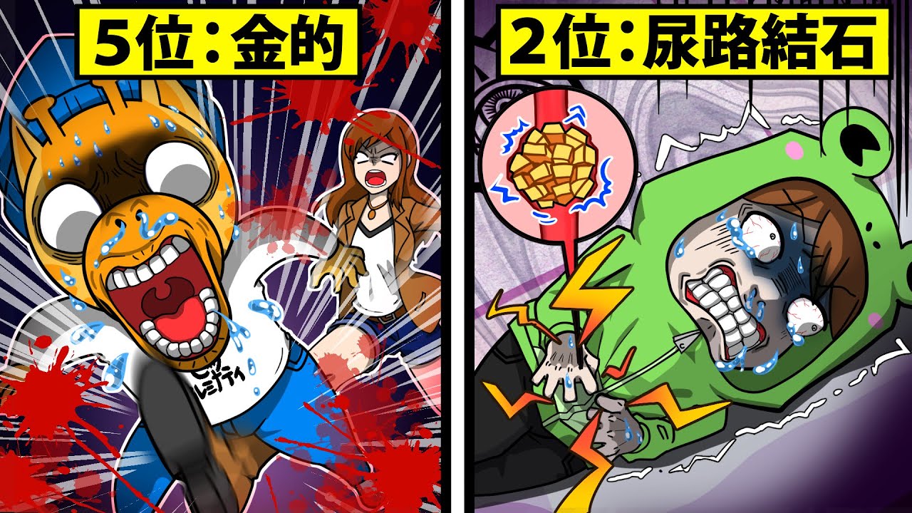 人間が体験できる一番の痛みは何か【怖い話】【アニメ】【都市伝説】