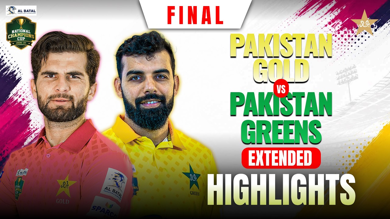 Full Match Highlights | Sparco Paints Pak Gold vs  Rivaj Pak Greens | Final Match | NA1T