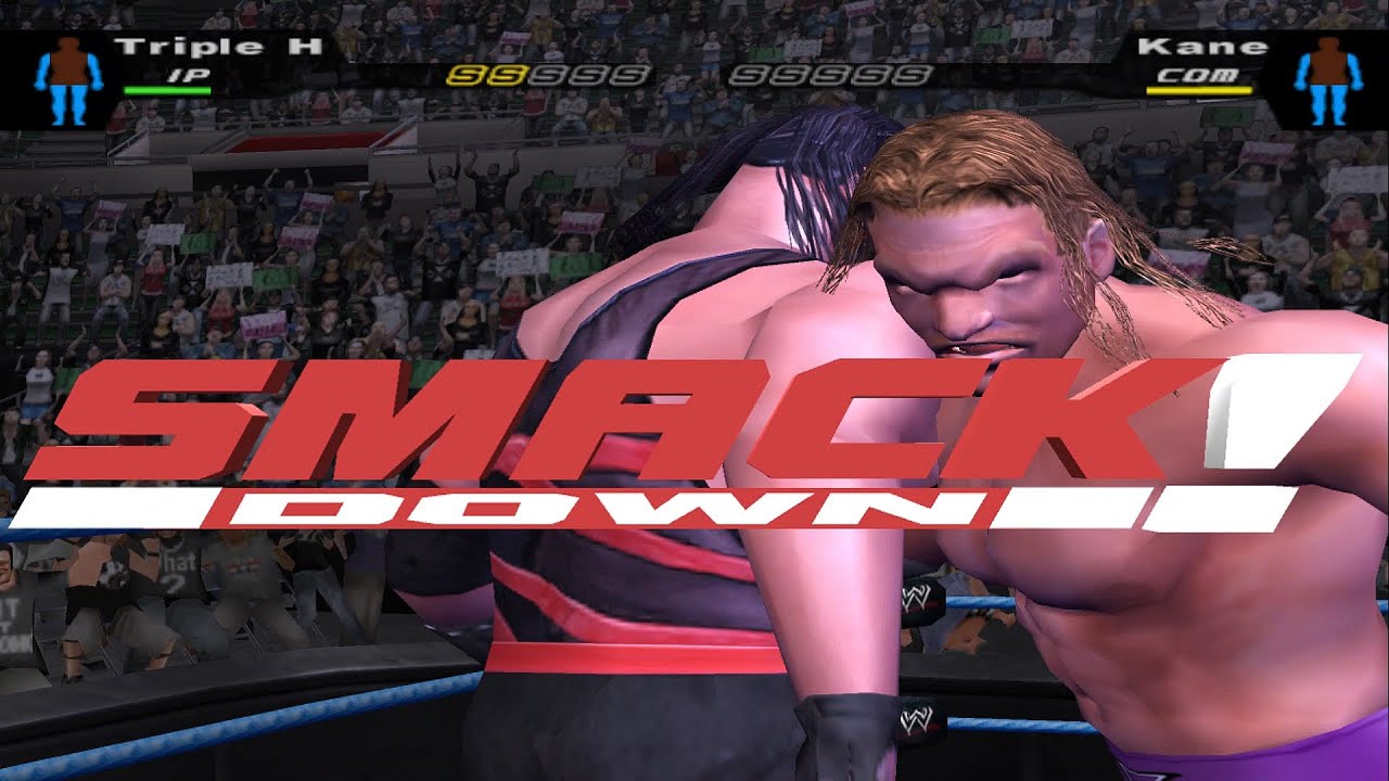 #smackdown  First BLood full mach  The kane vs Triple H  _ WWE SmackDown! Here Comes the Pain