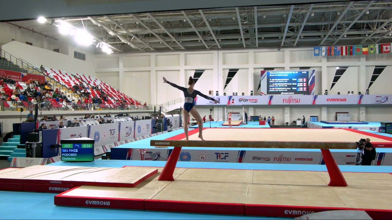 PODOBED Ekaterina (FIN) - 2023 Artistic Junior Worlds - Qualifications Balance Beam