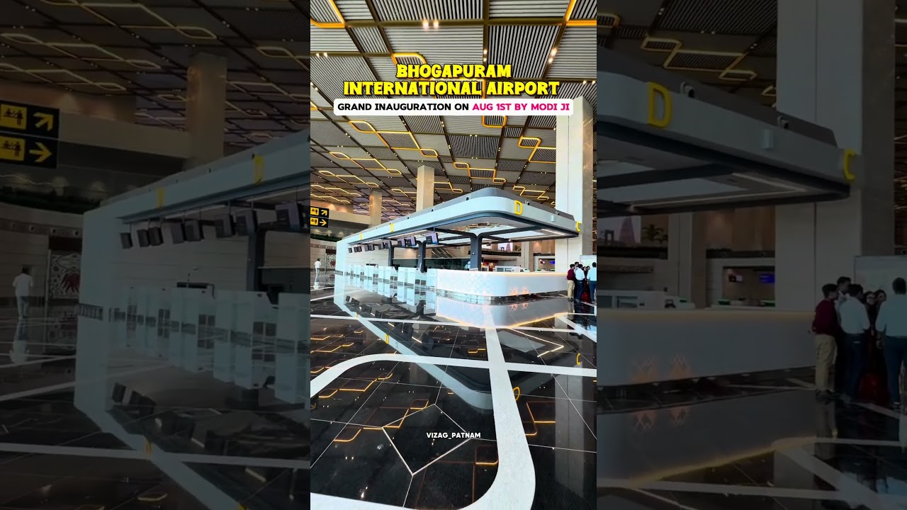 BHOGAPURAM INAUGURATION BUT PM MODI ON AUG 1st #vizag #bhogapuram #bhogapuramairport