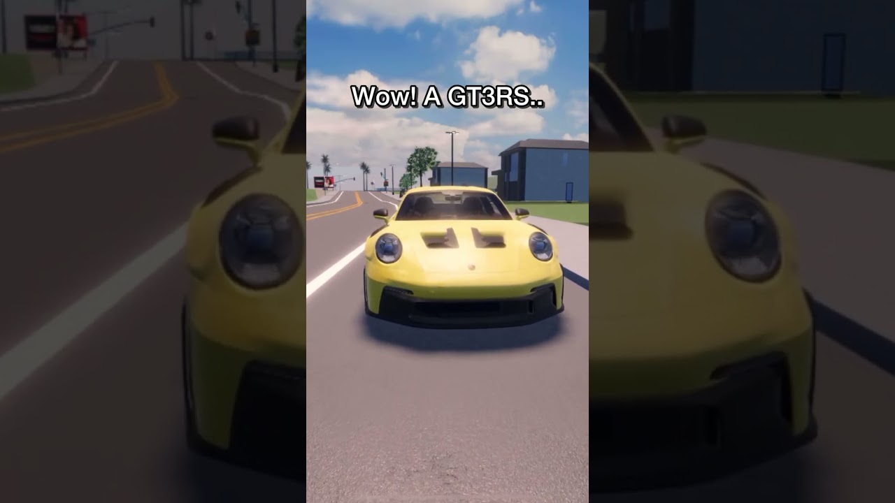 Porsche meets Lamborghini 💀 #shorts #drivingempire #roblox 