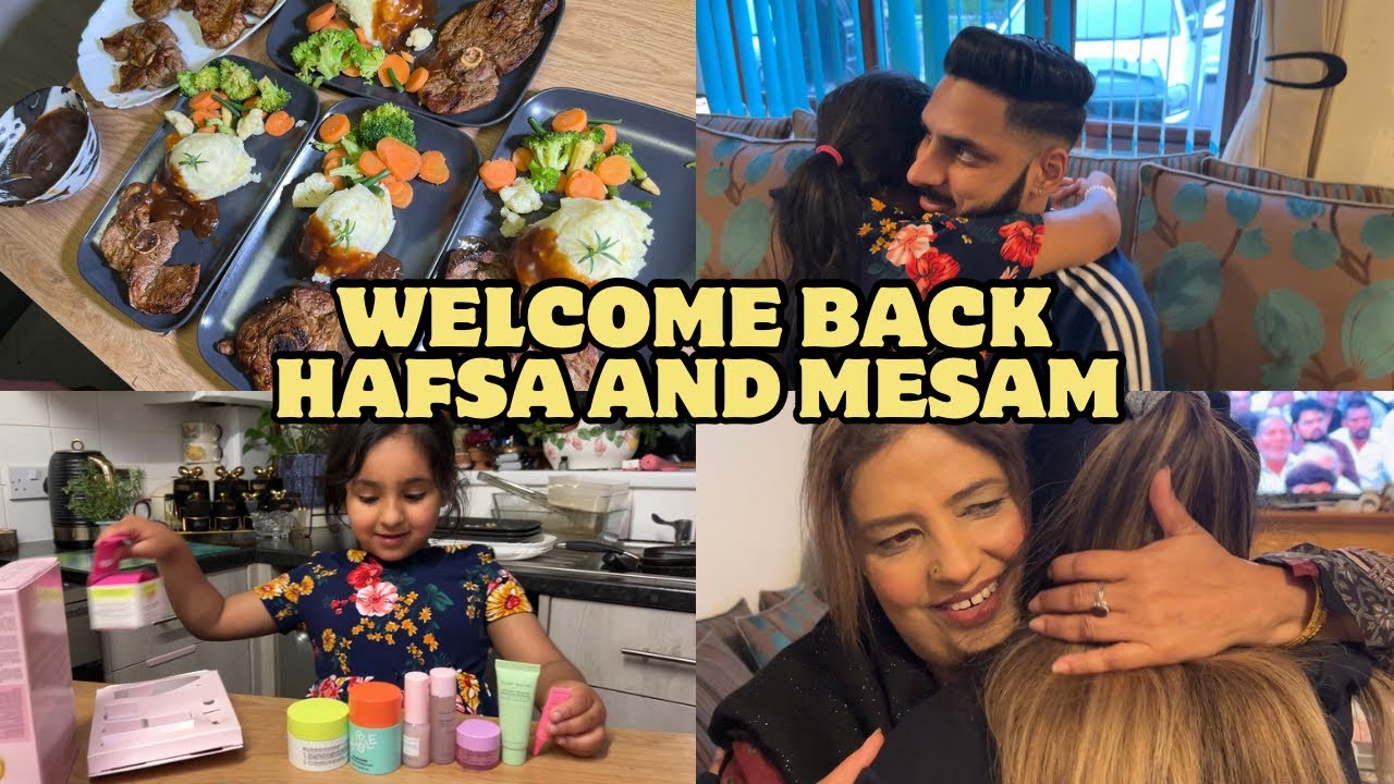 Mesam coming back from Dubai | Steak Dinner 🥘 #viralvideo #reflexion #desifood #dubai