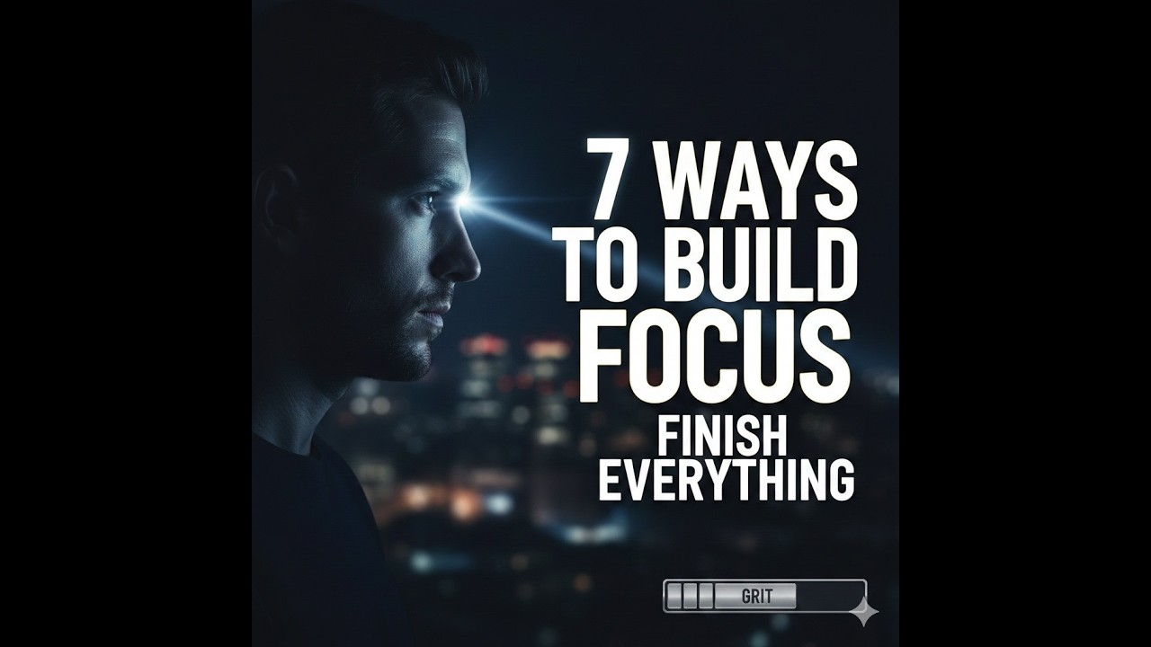 You Don’t Lack Discipline — You Lack Focus (7 Ways to Fix It)