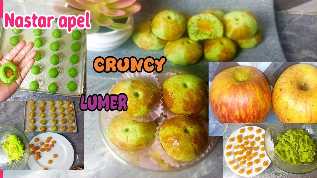 IDE KUE LEBARAN TERBARU CRUNCY LUMER DIMULUT ASEM SEGAR LEZAT BANGET RASANYA/NASTAR APEL