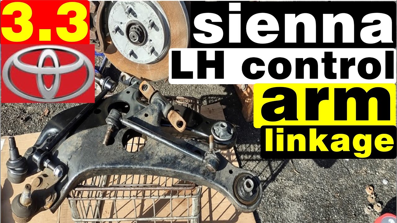 lower control arm replacement 2004 2006 toyota sienna brazo de control inferior