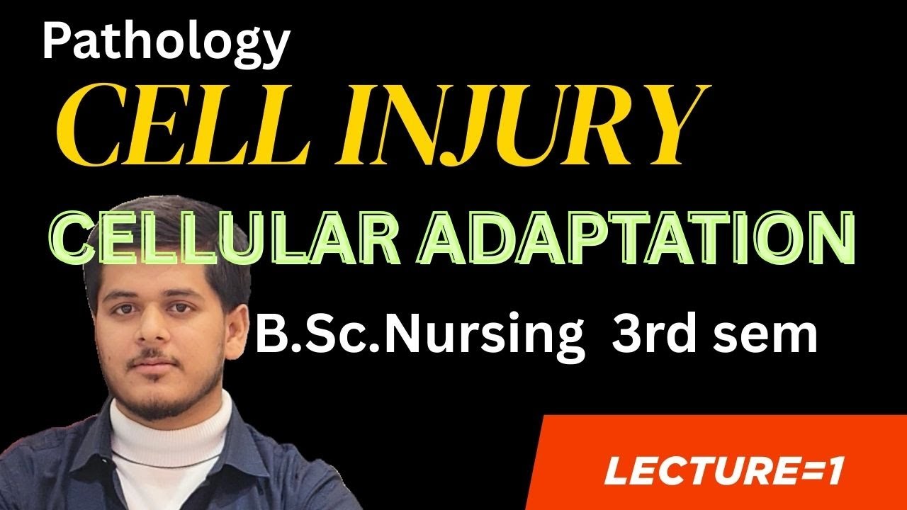 Cell injury | Lecture -1 | Cellular adaptation | B.S.c.Nursing | Types of cellular adaptations