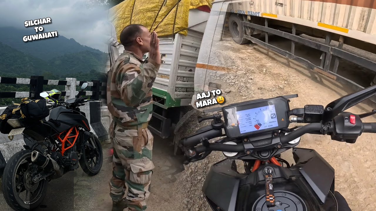 Silchar to Guwahati | 450 km solo ride | omg marta marta bacha @vivek_dey_vlogs 