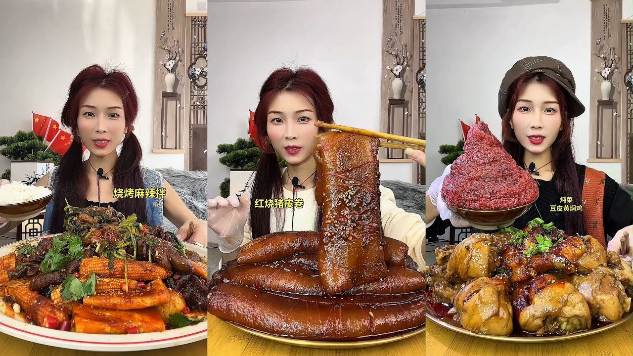 【ASMR】【MUKBANG】DELICIOUS DINING PROGRAM | HOMEMADE CHINESE FOOD | 食べる | 吃播 #咀嚼音