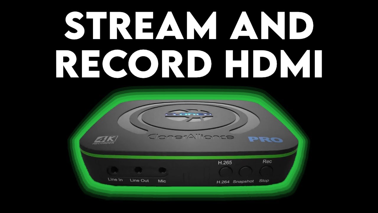 ПРОСТОЙ способ потоковой передачи и записи HDMI: ClonerAlliance UHD Pro