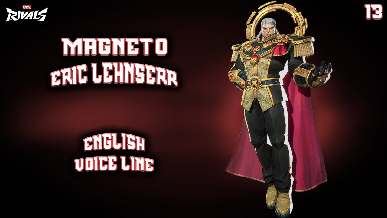 Magneto - All Voice Lines & All Skins [English]