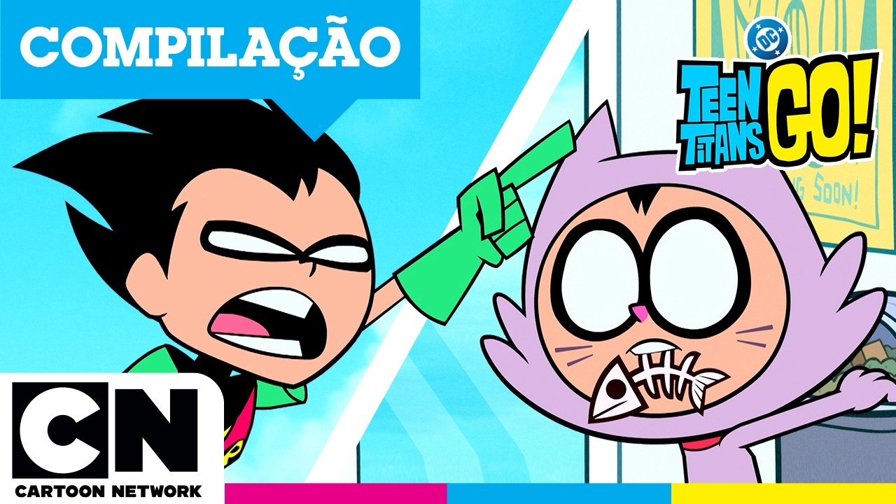 Teen Titans Go! | Caos da Sandes, Fantoches e Amor de Gato: Derradeira Compilação | Cartoon Network