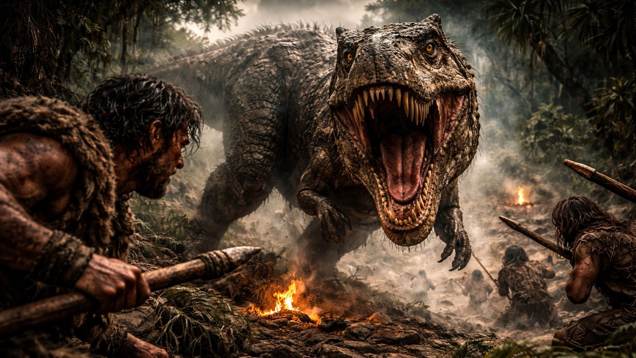 Primitive Tribe vs Apex Predators | Desperate Survival in Dinosaur-Filled Jungle