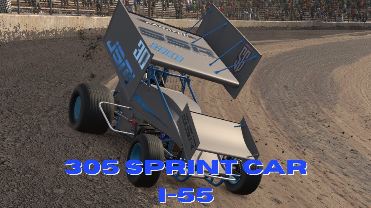 305 Sprint Car at I-55, iRacing