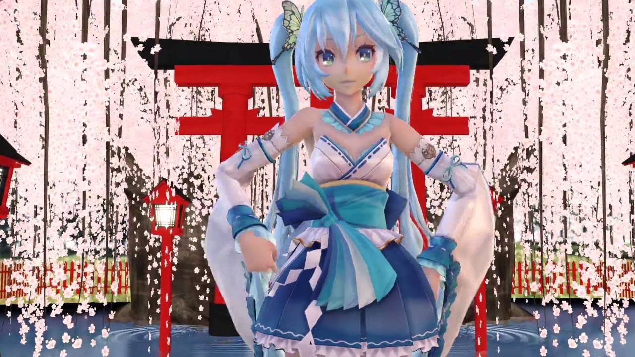 [MMD 1080p-60fps] Tokio&middot;Funka - TDA Kimono Miku (NCHL2 Test)