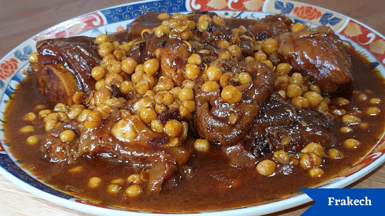 pieds de veau à la Marocaine | Frakech | Al Hargma | رجل العجل   الكرعين