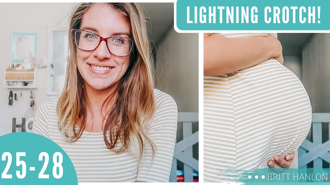25-28 WEEK PREGNANCY UPDATE | Glucose Test, Rhogam Shot & Lightning Crotch