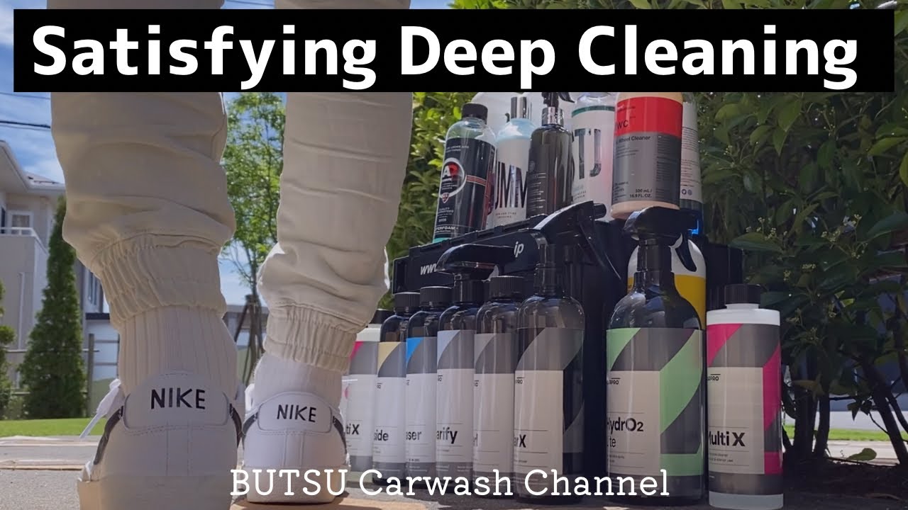 Satisfying Deep Cleaning | Weekend car wash vlog | Car wash Lexus UX using my favorite tools! | ASMR