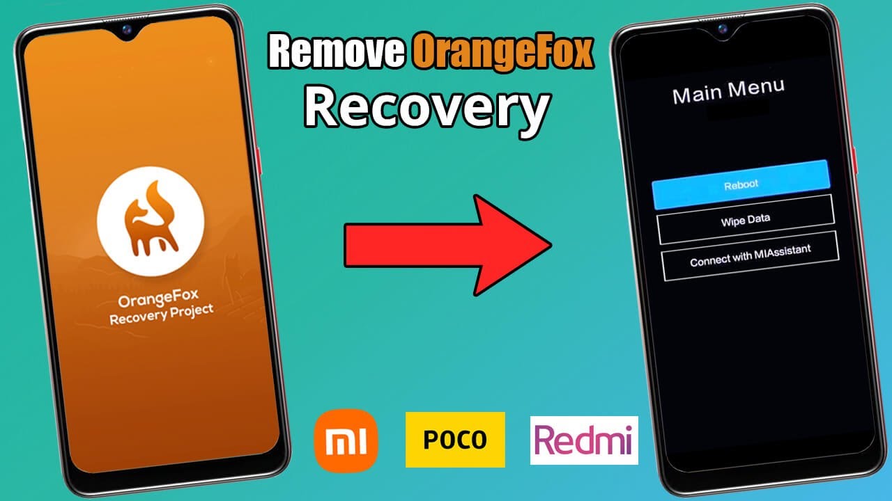 Удалить OrangeFox Recovery и установить STOCK Recovery Xiaomi | Remove OrangeFox Xiaomi Phones