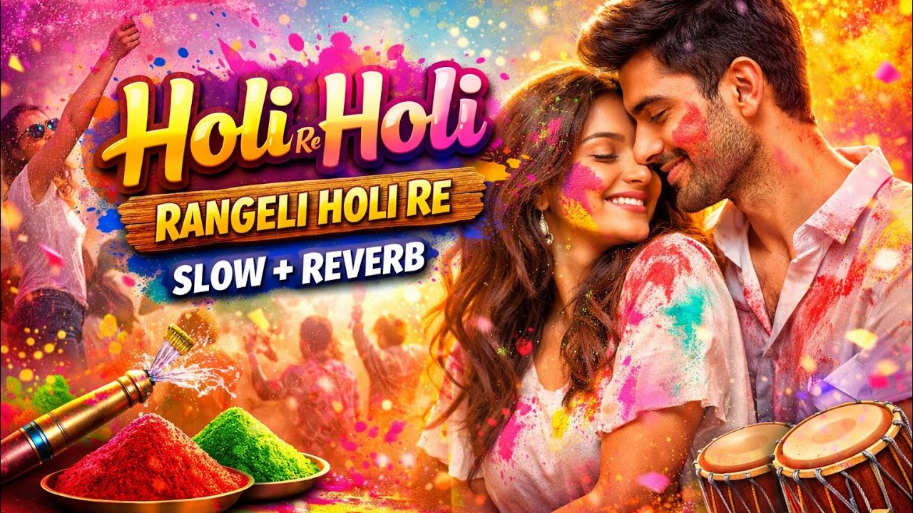 Holi Re Holi Rangeli Holi Re (Slow+Reverb) Hindi song