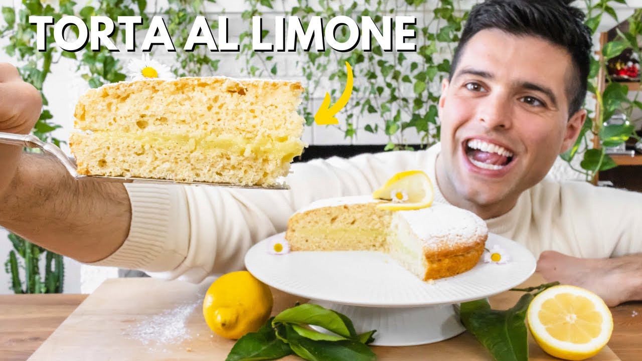 TORTA al LIMONE | Ricetta facilissima senza uova