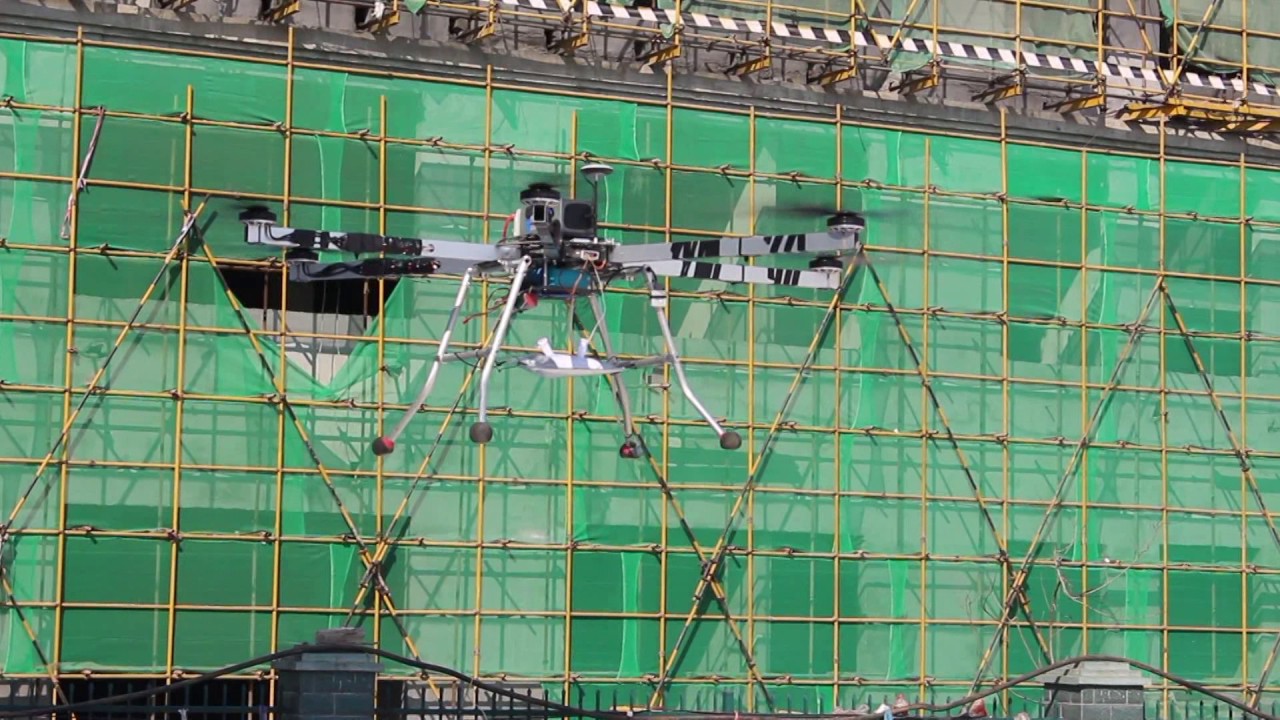 multi rotors drone for air monitoring