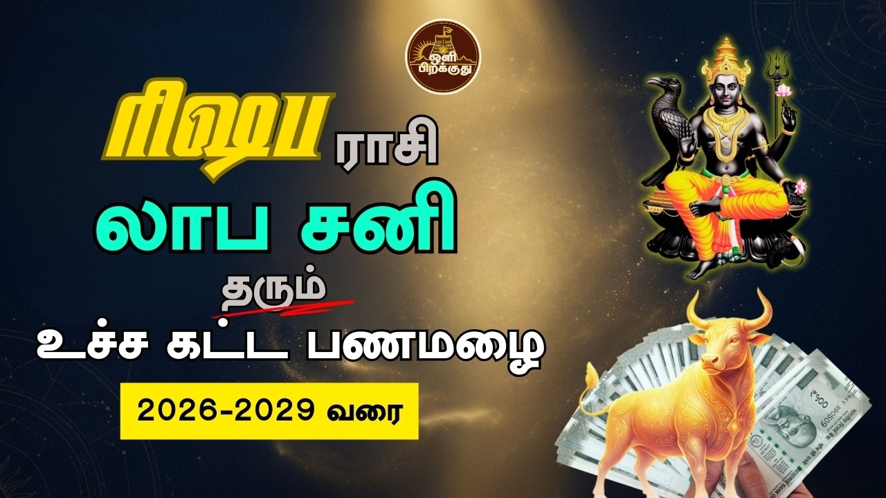 30 வருட காத்திருப்பு முடிந்தது! லாப சனி தரும் கோடீஸ்வர யோகம்💎| Oli Pirakudhu | sani peyarchi 2026 |