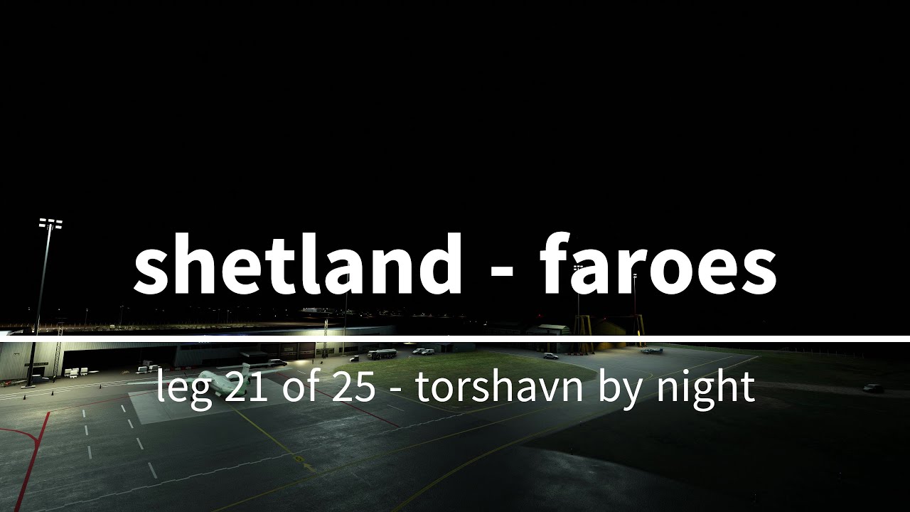 Torshavn by Night - Leg 21/25 Shetland & Faroes Tour