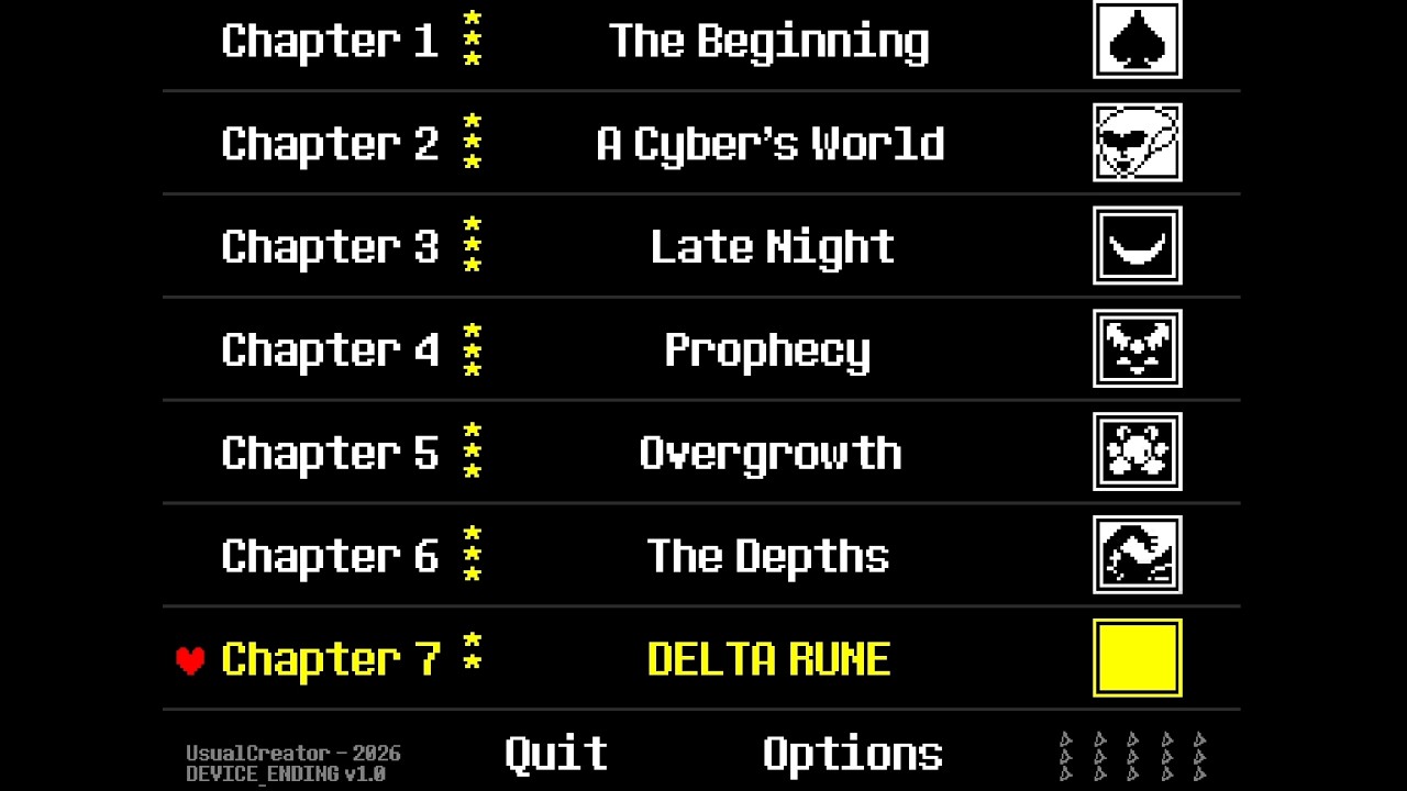 Deltarune Chapter 7 Snowgrave route final boss - DR GASTER | DEVICE_ENDING |