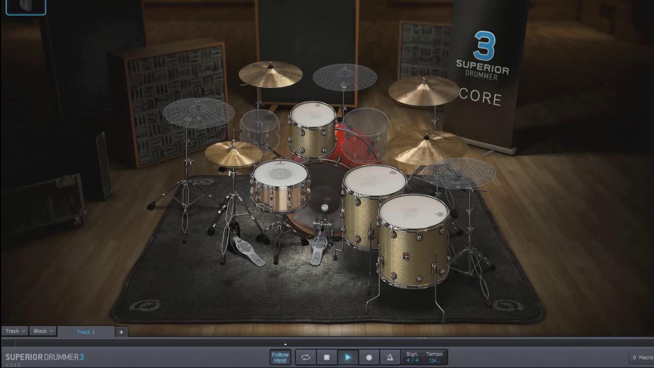 Muse - New born only drums midi backing track