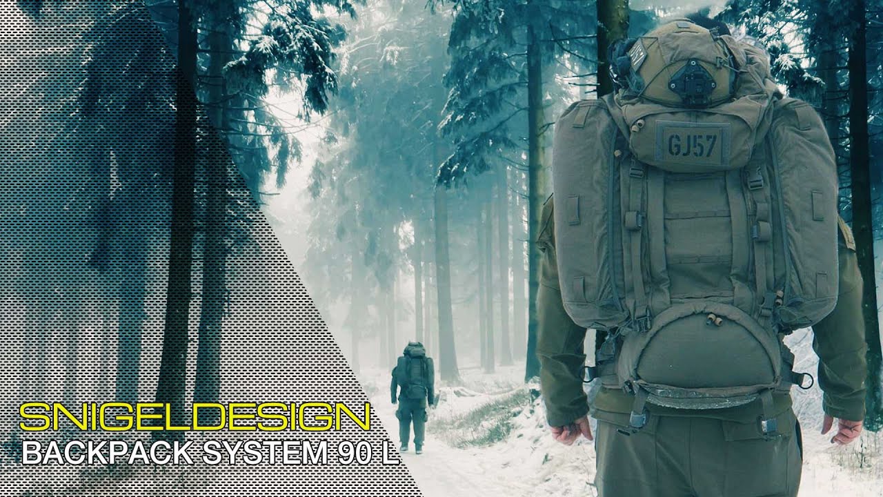 SNIGELDESIGN 90L BACKPACK SYSTEM