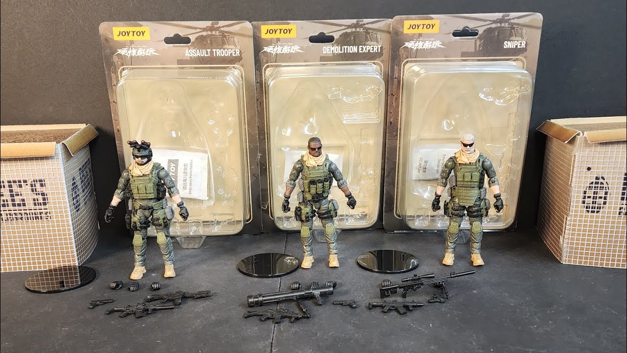 Joytoy Military Figures 13th Assault Squad Naro/Nato Defense