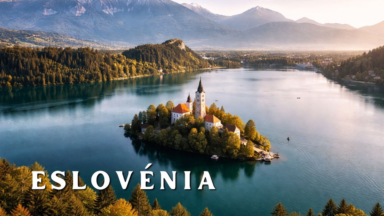 Maravilhas da Eslovénia | Os Lugares Mais Bonitos da Eslovénia | Vídeo de Viagem em 4K
