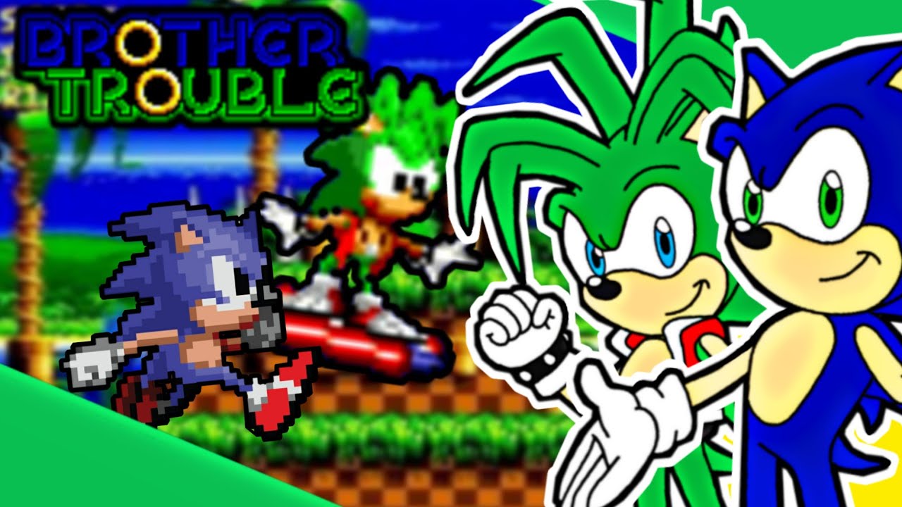 Sonic And Manic Plays Sonic 1 Brother Trouble  I  I'M IN THIS SONIC HACK GAME!!!