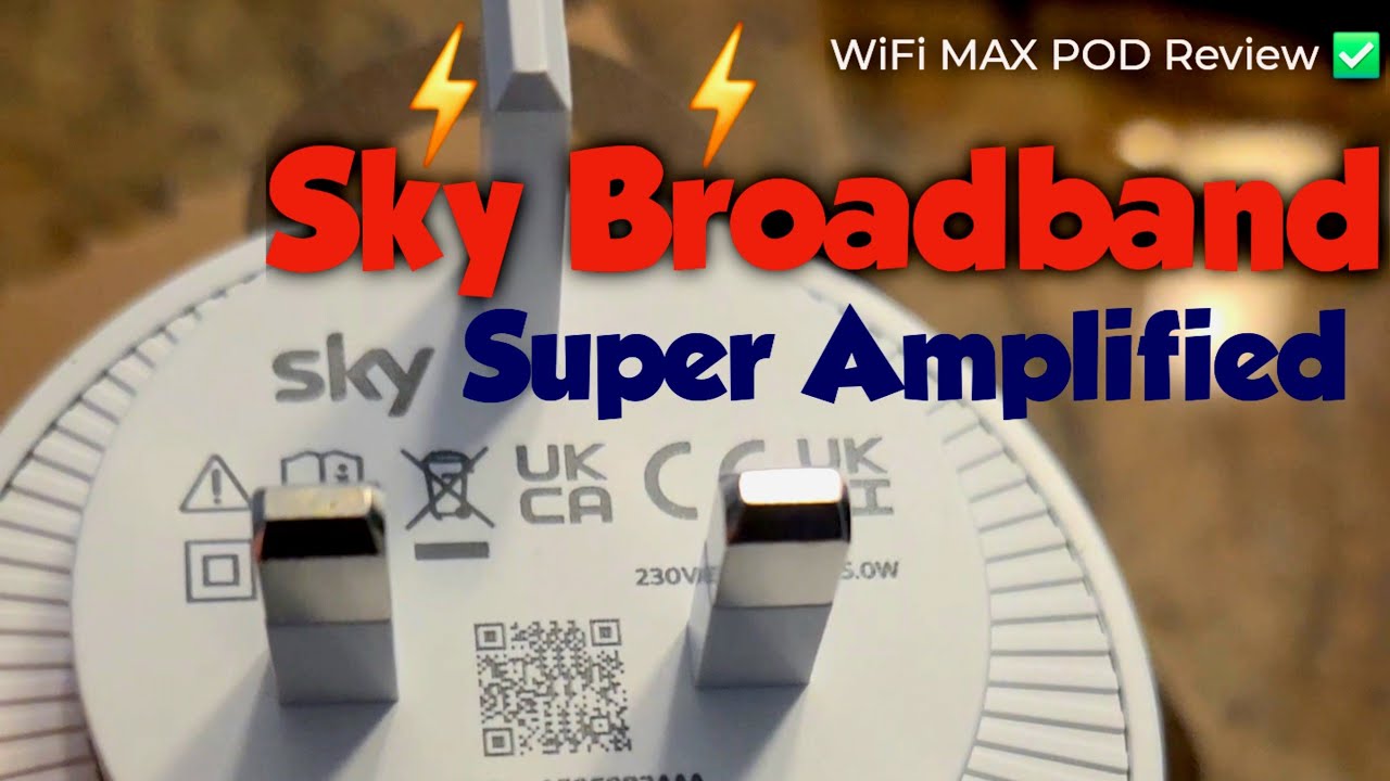 🔥 Sky Broadband WiFi MAX | FREE WiFi Booster Unboxing, Installation & Testing! ✅