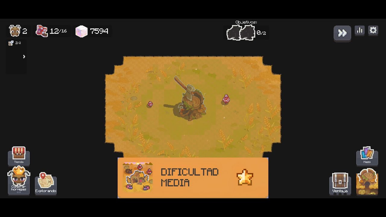 Ant Colony: Wild Forest - Campo en dificultad media | Gameplay |