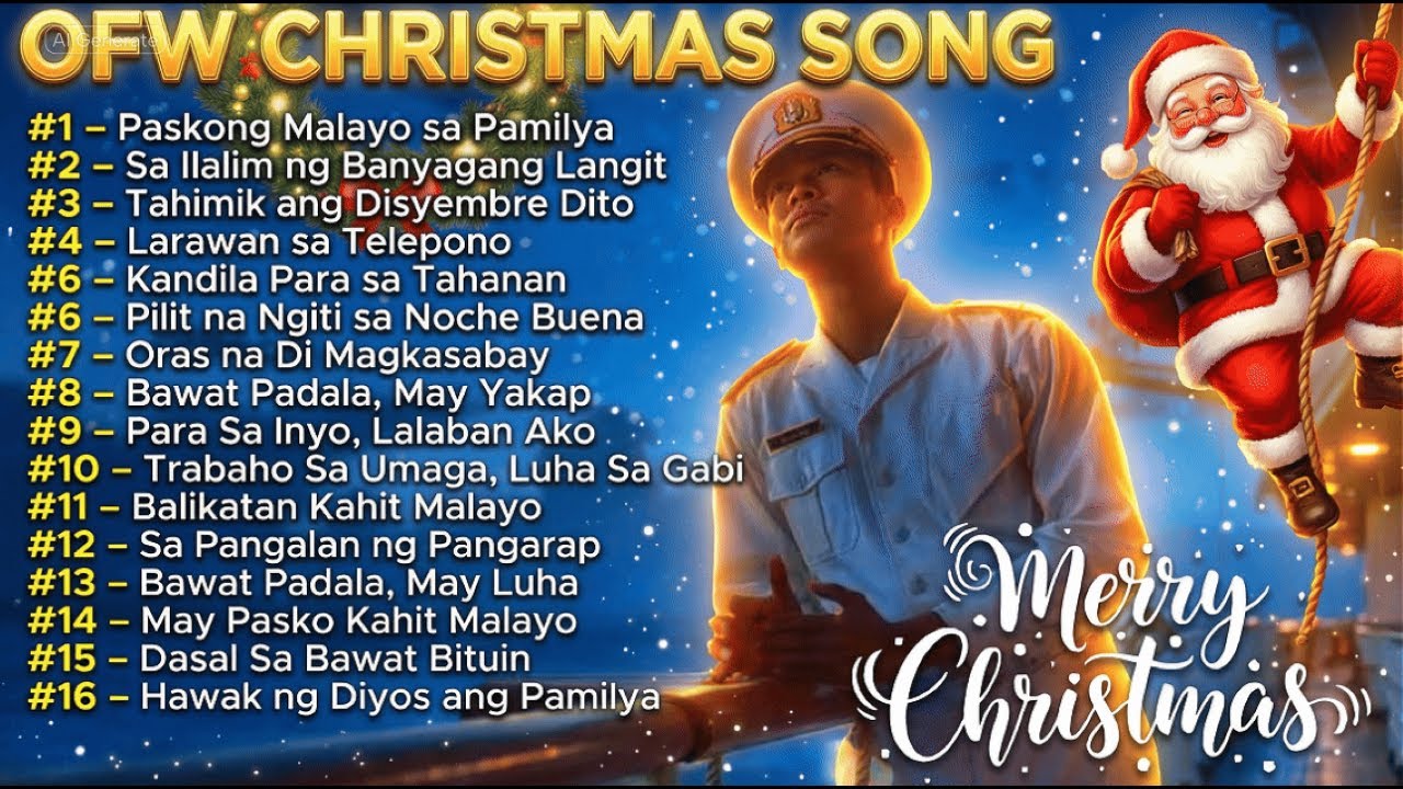 OFW CHRISTMAS SONG | Tagalog Emotional Vibe Music Ngayong Pasko 🇵🇭