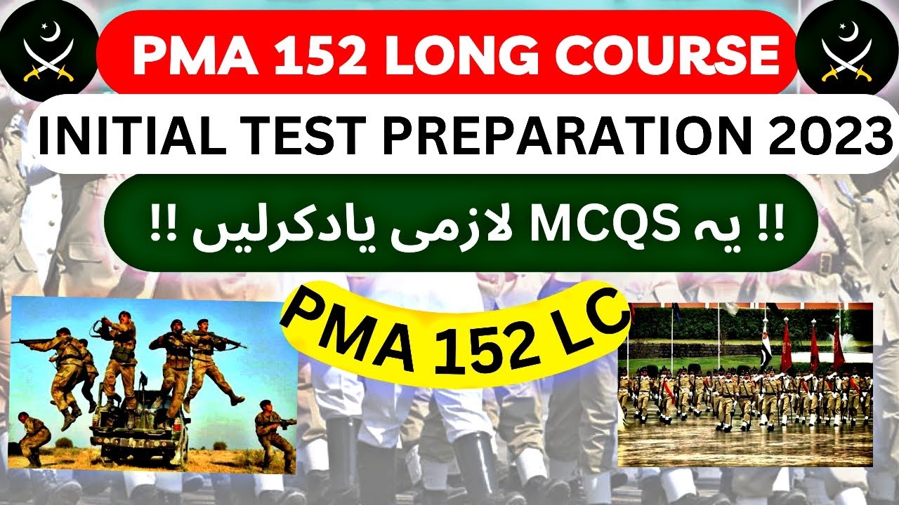 PMA 152 LC INITIAL TEST PREPARATION 2023 | PMA 152 LONG COURSE TEST PREPARATION 2023 |  PMA 152 TEST