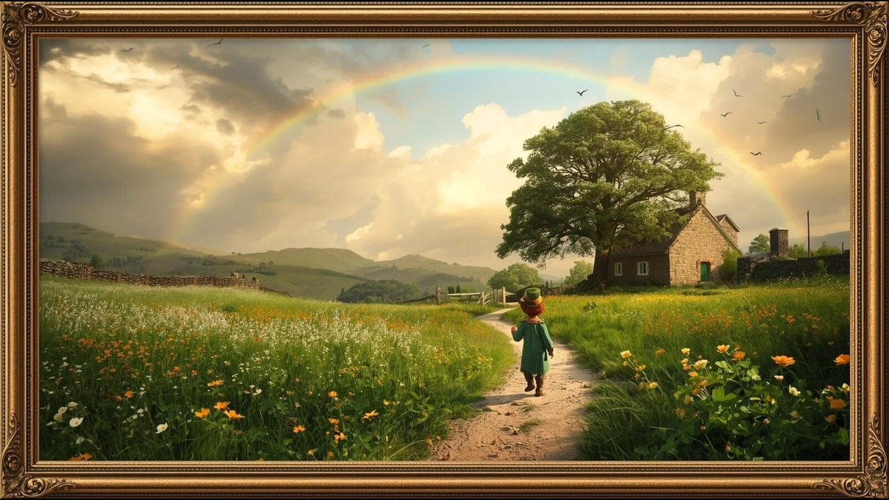 Magical Irish Countryside🍀 | Relaxing TV Art Escape | St. Patrick’s Day Decor | 2 Hour Loop