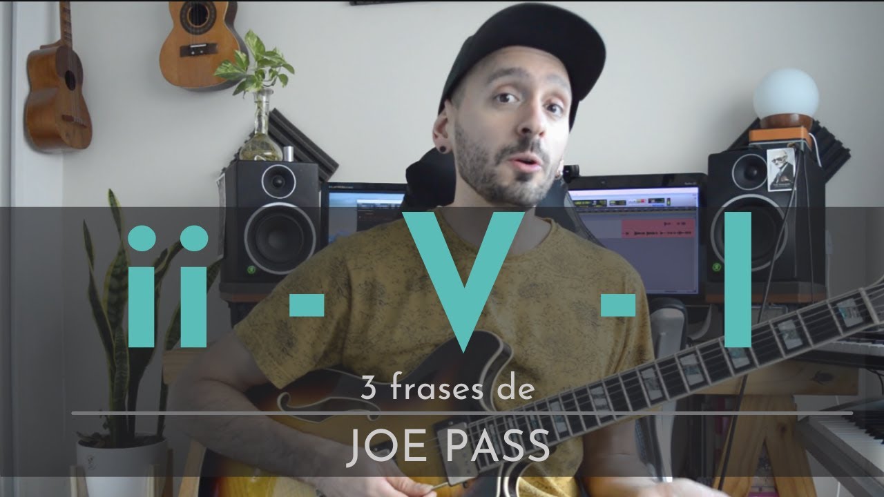 3 Frases de Joe Pass / Chord Melody / 2-5-1 / Guitar Lesson